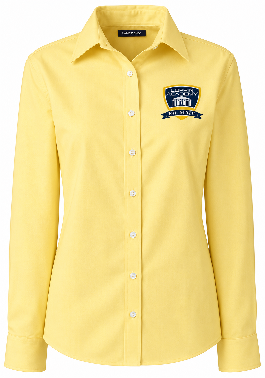 Women's Long Sleeve Oxford Shirt Lasercraft Design