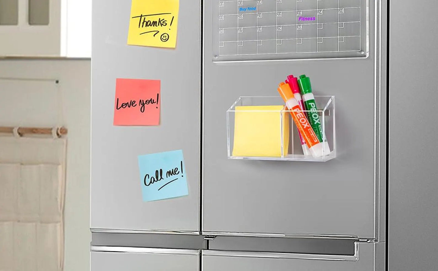 Magnetic Dry Erase Marker Holder with Eraser Slot - Lasercraft Design