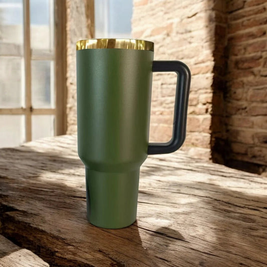 40 oz Custom Wilberforce University Tumbler - Two Sided - Lasercraft Design