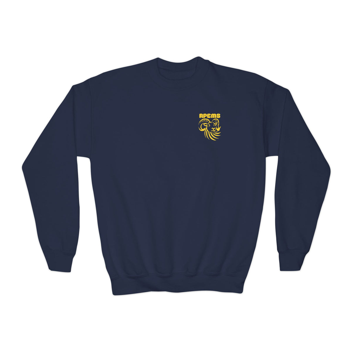 Roland Park Elementary/Middle School Logo Crew Neck Sweatshirt Lasercraft Design