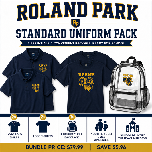 Roland Park Standard Uniform Pack Lasercraft Design