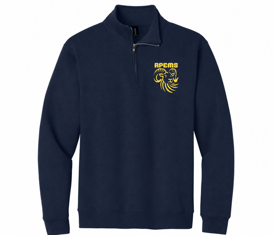 Roland Park Elementary/Middle School Logo Quarter Zip Pullover Lasercraft Design