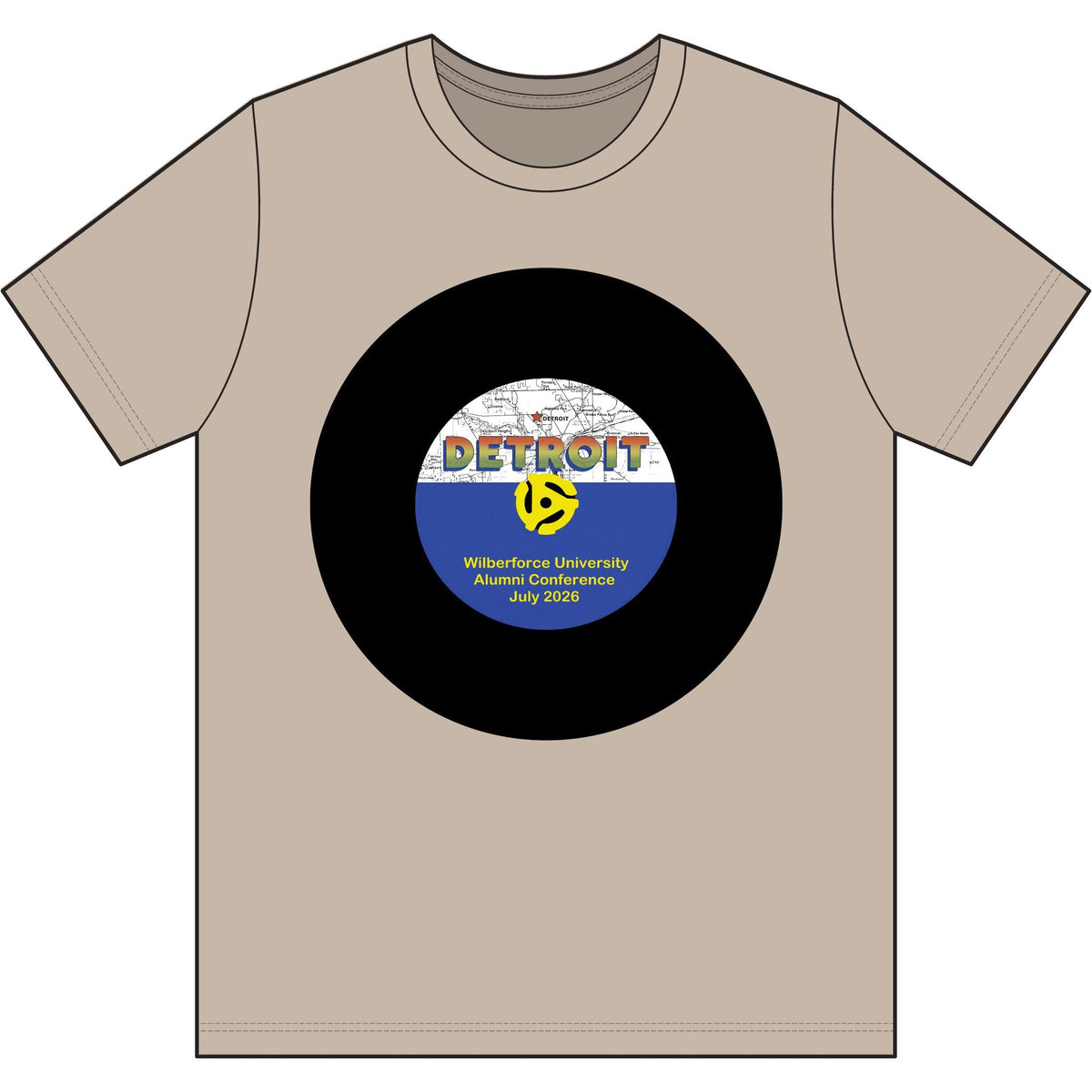 Copy of Detroit Funk Retro Tee - Lasercraft Design
