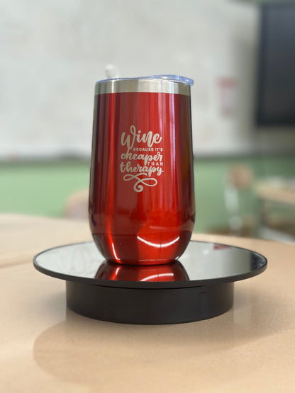 Custom Fraternity or Sorority 20 oz Tumbler or 17 oz Wine Cooler! Personalized Stainless Steel Greek Letter Gift! - Lasercraft Design