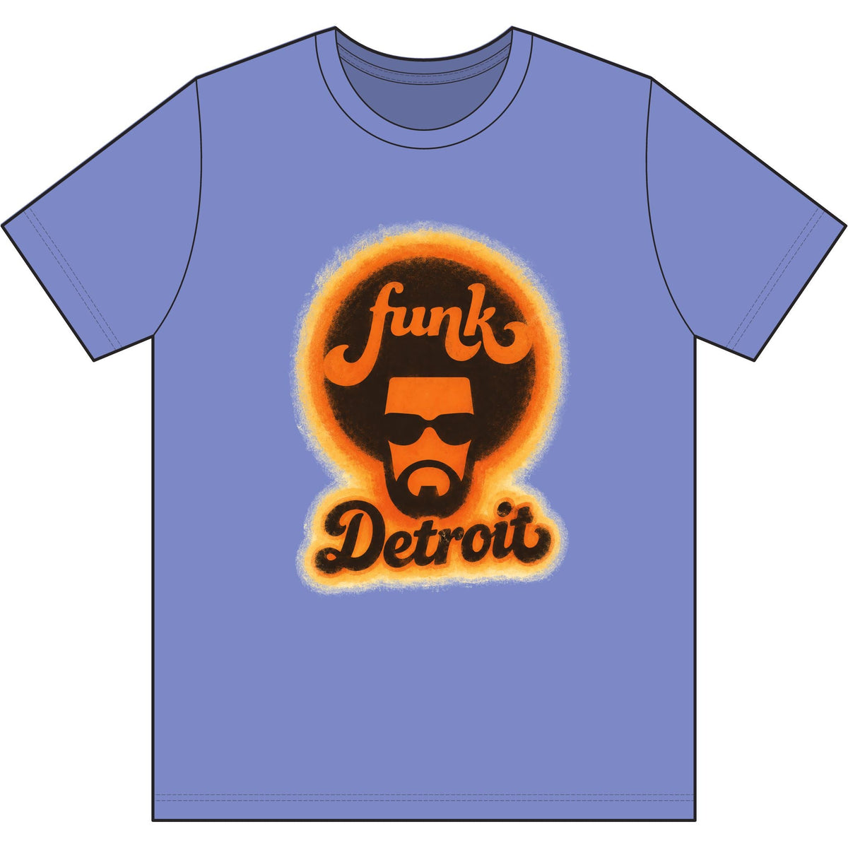Detroit Funk Retro Tee - Lasercraft Design