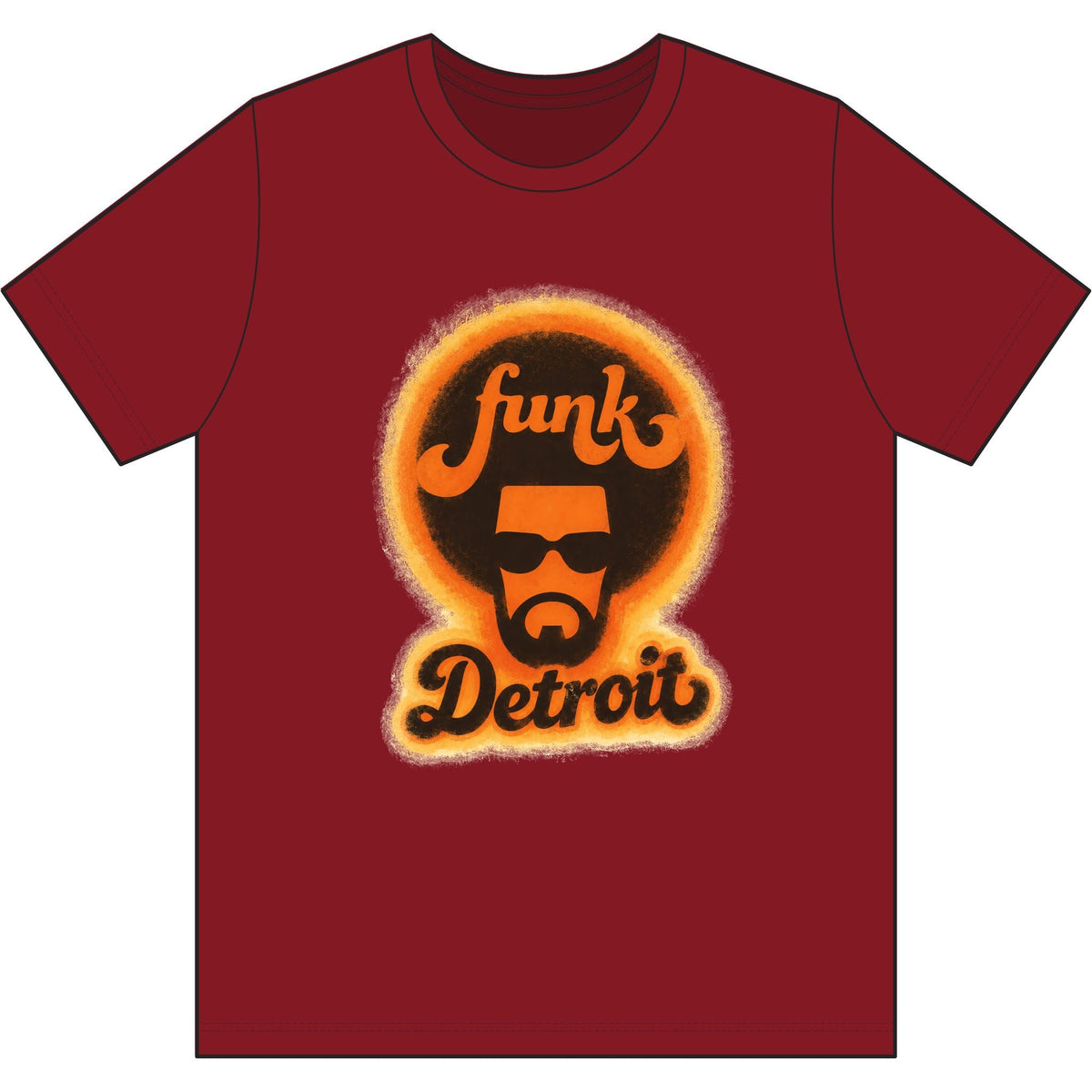 Detroit Funk Retro Tee - Lasercraft Design