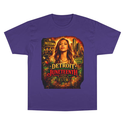 Detroit Juneteenth T-Shirt — Celebrating Motown Heritage - Lasercraft Design