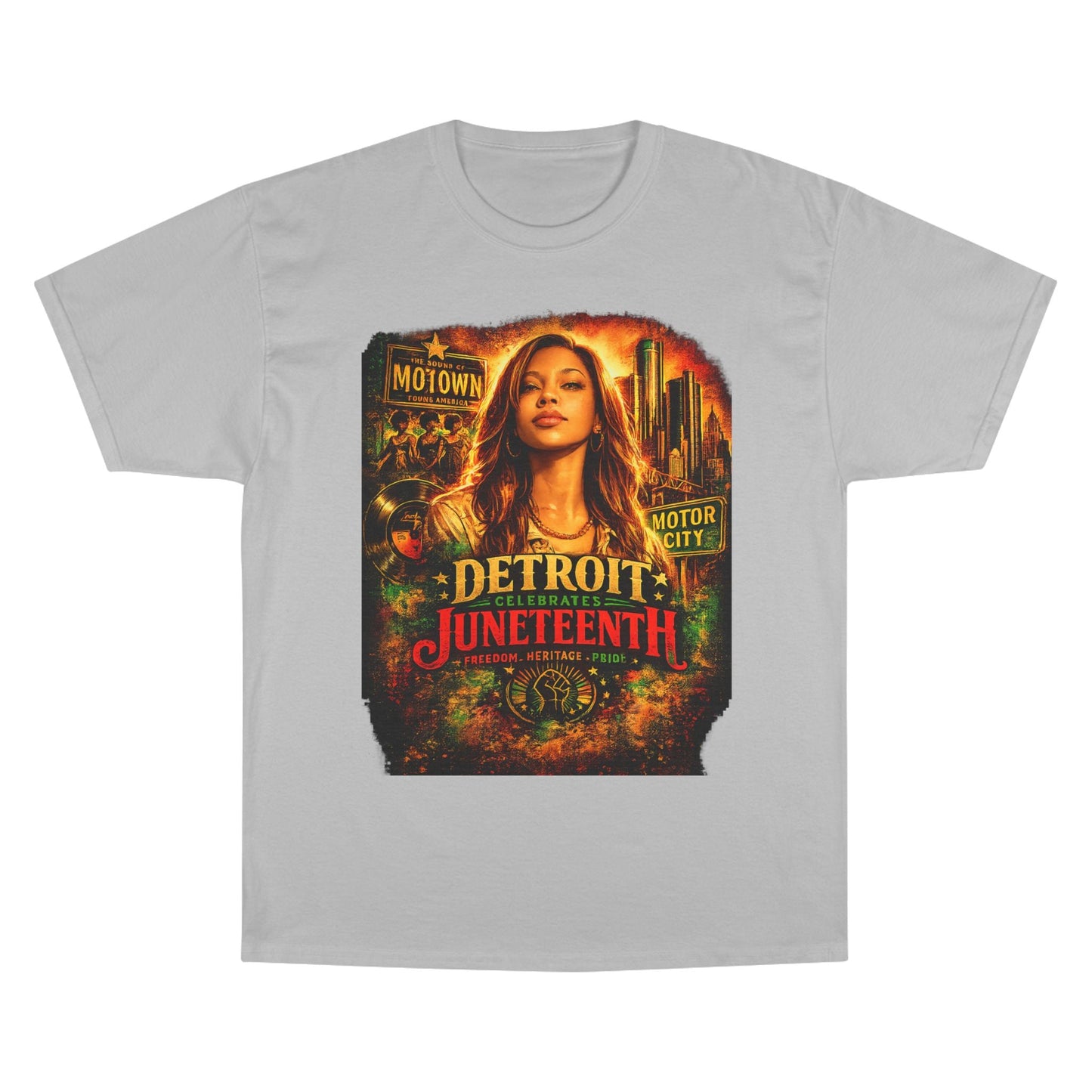 Detroit Juneteenth T-Shirt — Celebrating Motown Heritage - Lasercraft Design