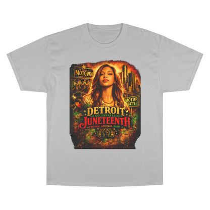 Detroit Juneteenth T-Shirt — Celebrating Motown Heritage - Lasercraft Design