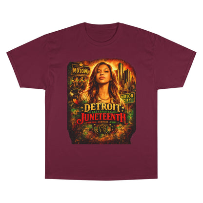 Detroit Juneteenth T-Shirt — Celebrating Motown Heritage - Lasercraft Design