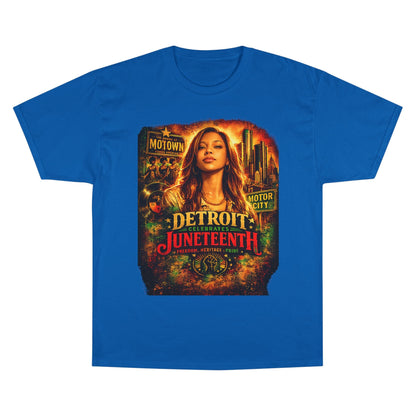 Detroit Juneteenth T-Shirt — Celebrating Motown Heritage - Lasercraft Design