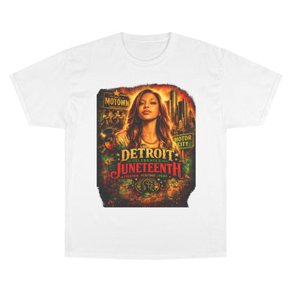 Detroit Juneteenth T-Shirt — Celebrating Motown Heritage - Lasercraft Design