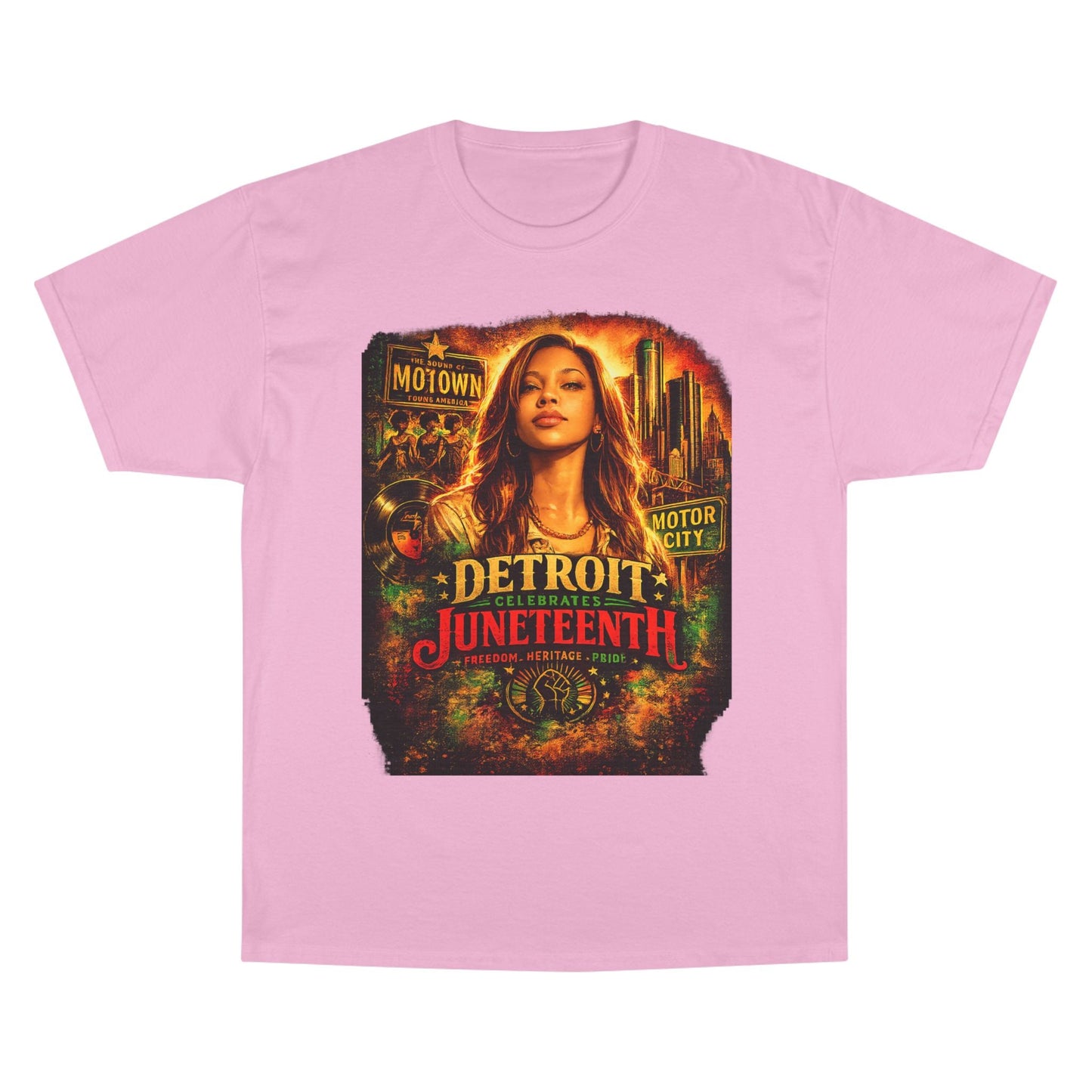 Detroit Juneteenth T-Shirt — Celebrating Motown Heritage - Lasercraft Design