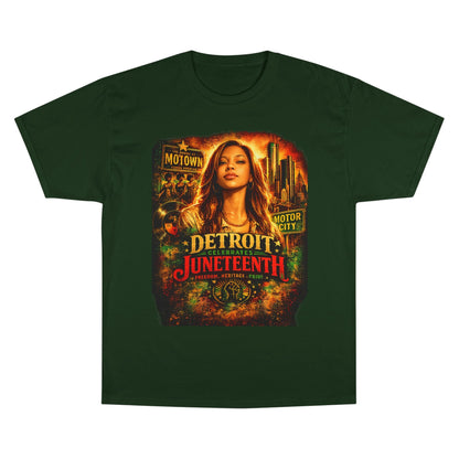 Detroit Juneteenth T-Shirt — Celebrating Motown Heritage - Lasercraft Design