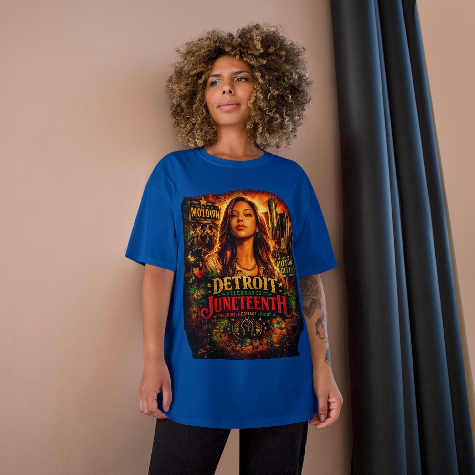 Detroit Juneteenth T-Shirt — Celebrating Motown Heritage - Lasercraft Design