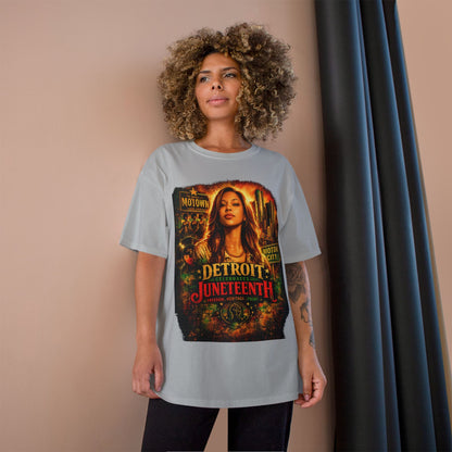Detroit Juneteenth T-Shirt — Celebrating Motown Heritage - Lasercraft Design