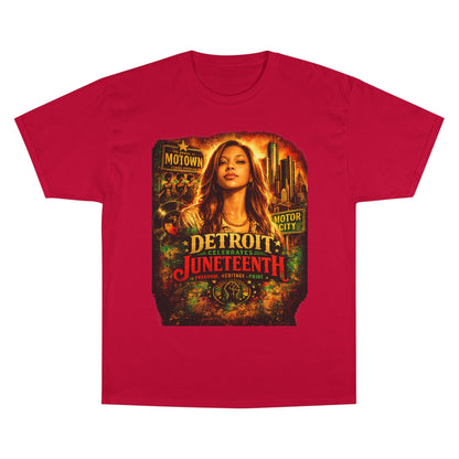 Detroit Juneteenth T-Shirt — Celebrating Motown Heritage - Lasercraft Design