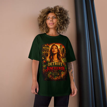 Detroit Juneteenth T-Shirt — Celebrating Motown Heritage - Lasercraft Design