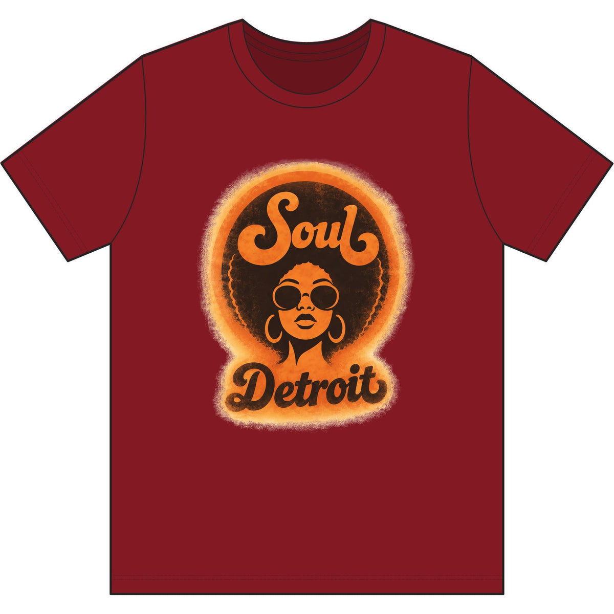 Detroit Soul Retro Tee - Lasercraft Design