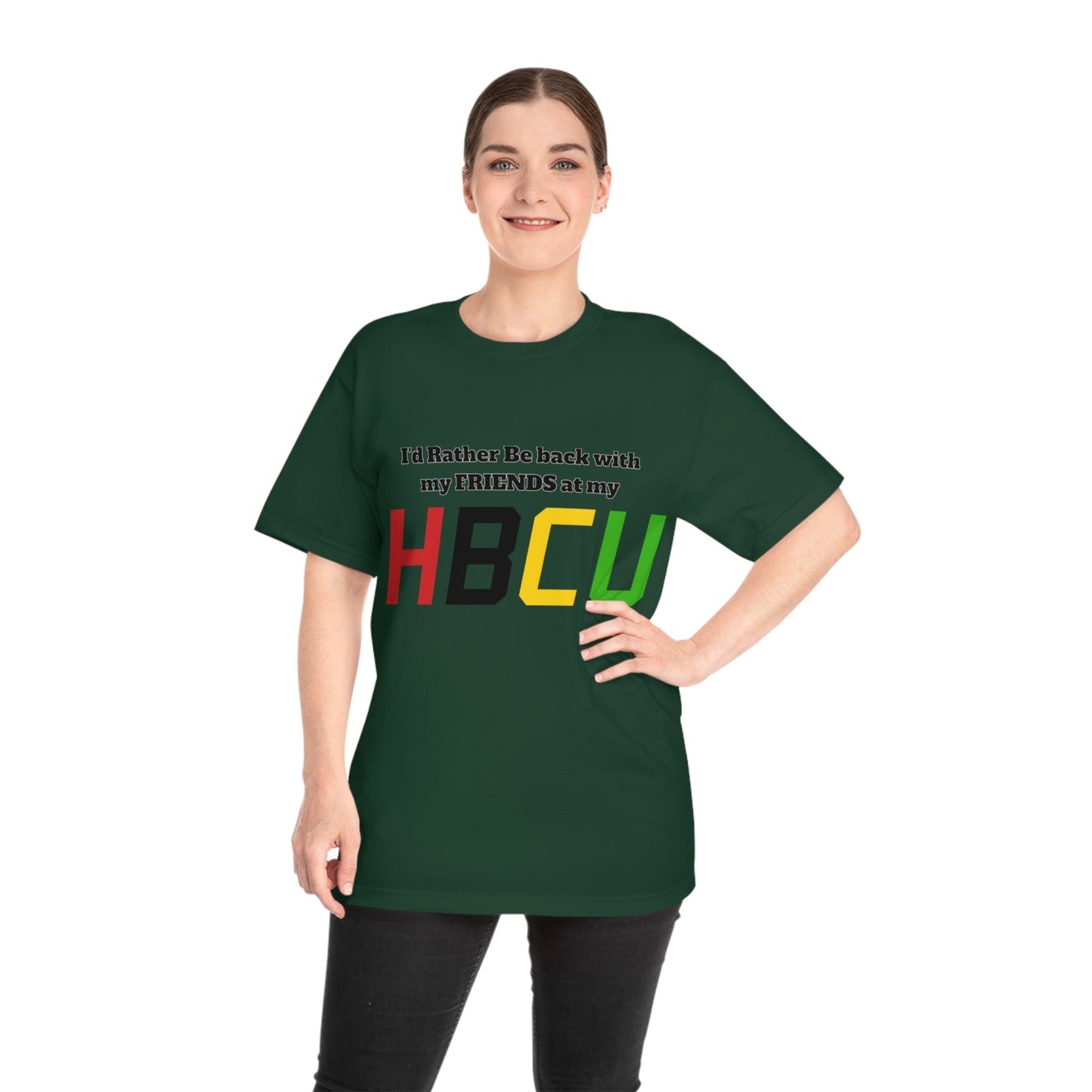 HBCU Friends T-Shirt — "I'd Rather Be Back with My Friends at My HBCU" College Spirit Tee - Junetenth HBCU - Lasercraft Design