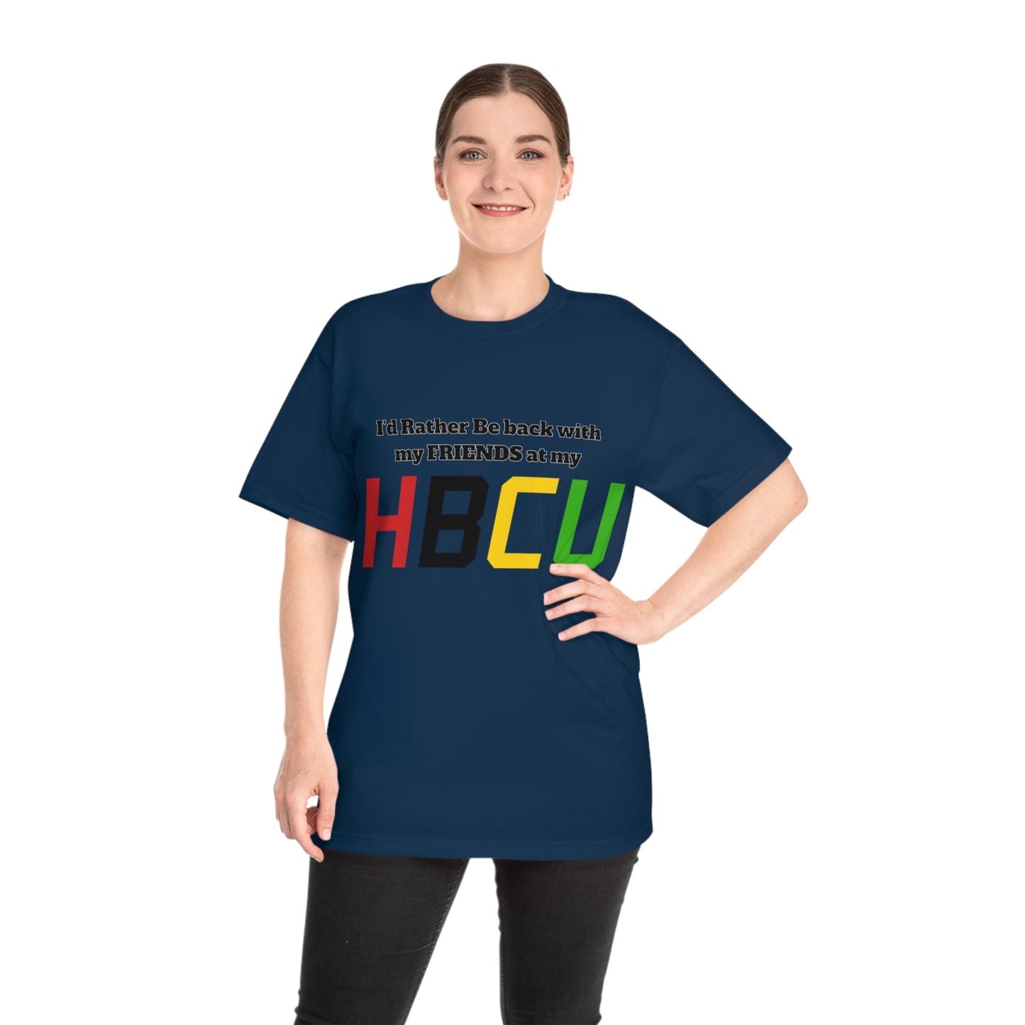 HBCU Friends T-Shirt — "I'd Rather Be Back with My Friends at My HBCU" College Spirit Tee - Junetenth HBCU - Lasercraft Design