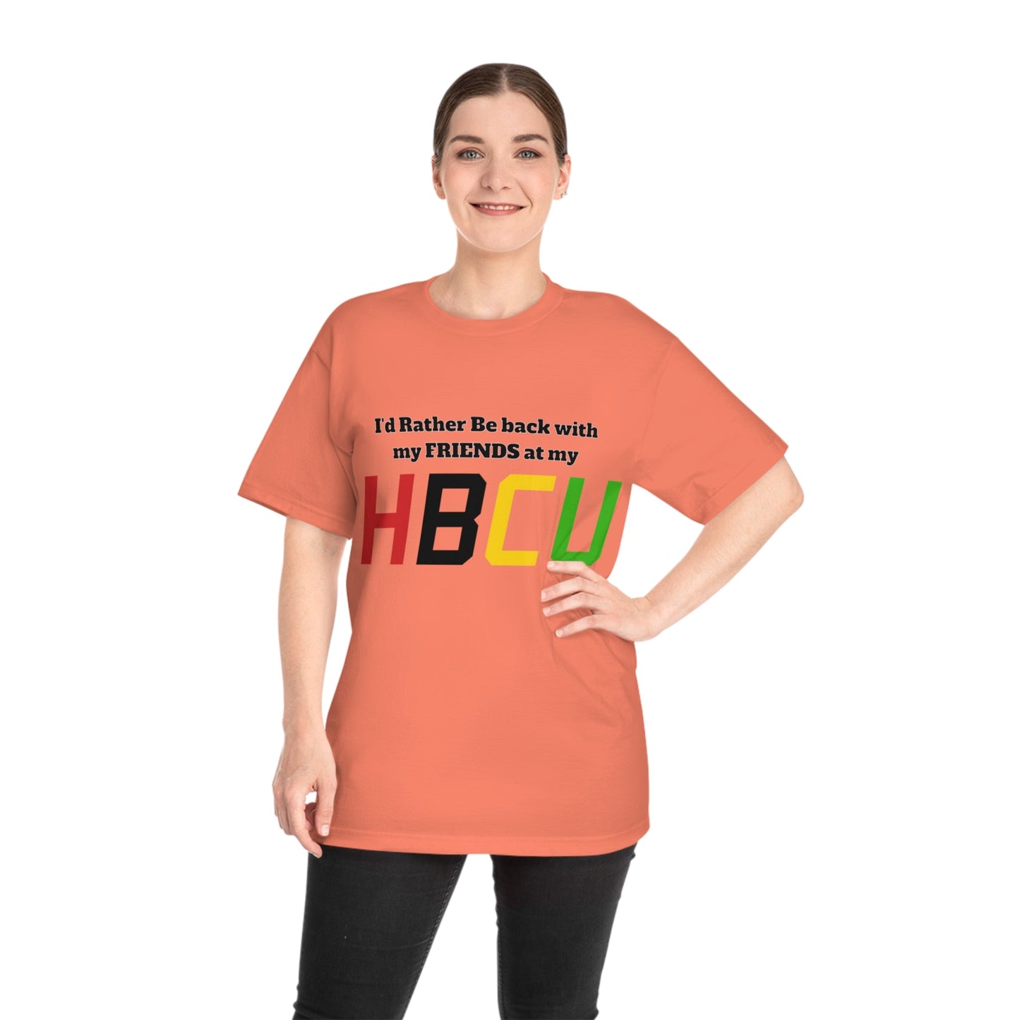 HBCU Friends T-Shirt — "I'd Rather Be Back with My Friends at My HBCU" College Spirit Tee - Junetenth HBCU - Lasercraft Design
