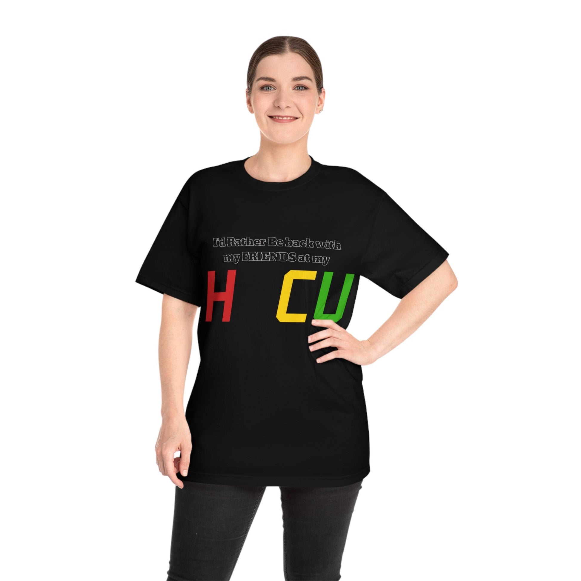 HBCU Friends T-Shirt — "I'd Rather Be Back with My Friends at My HBCU" College Spirit Tee - Junetenth HBCU - Lasercraft Design