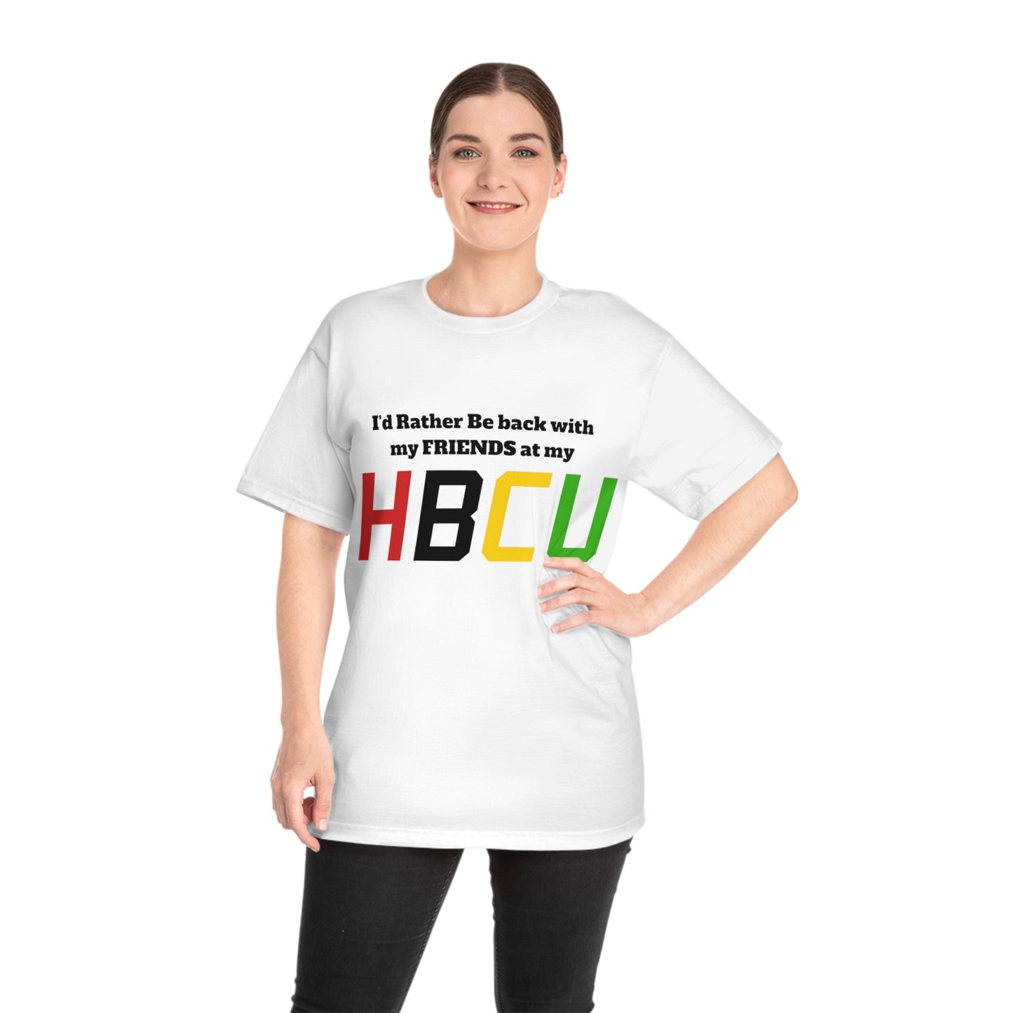 HBCU Friends T-Shirt — "I'd Rather Be Back with My Friends at My HBCU" College Spirit Tee - Junetenth HBCU - Lasercraft Design