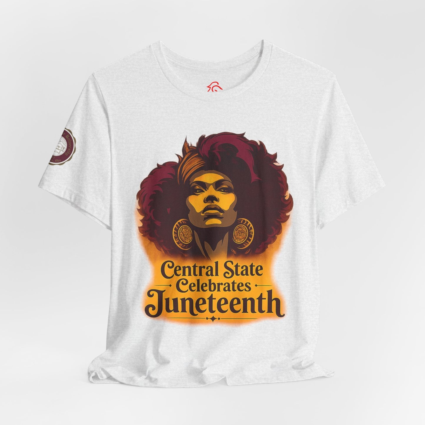 Juneteenth Celebration T-Shirt — "Central State Celebrates Juneteenth" Retro Afro Pride Tee - Lasercraft Design