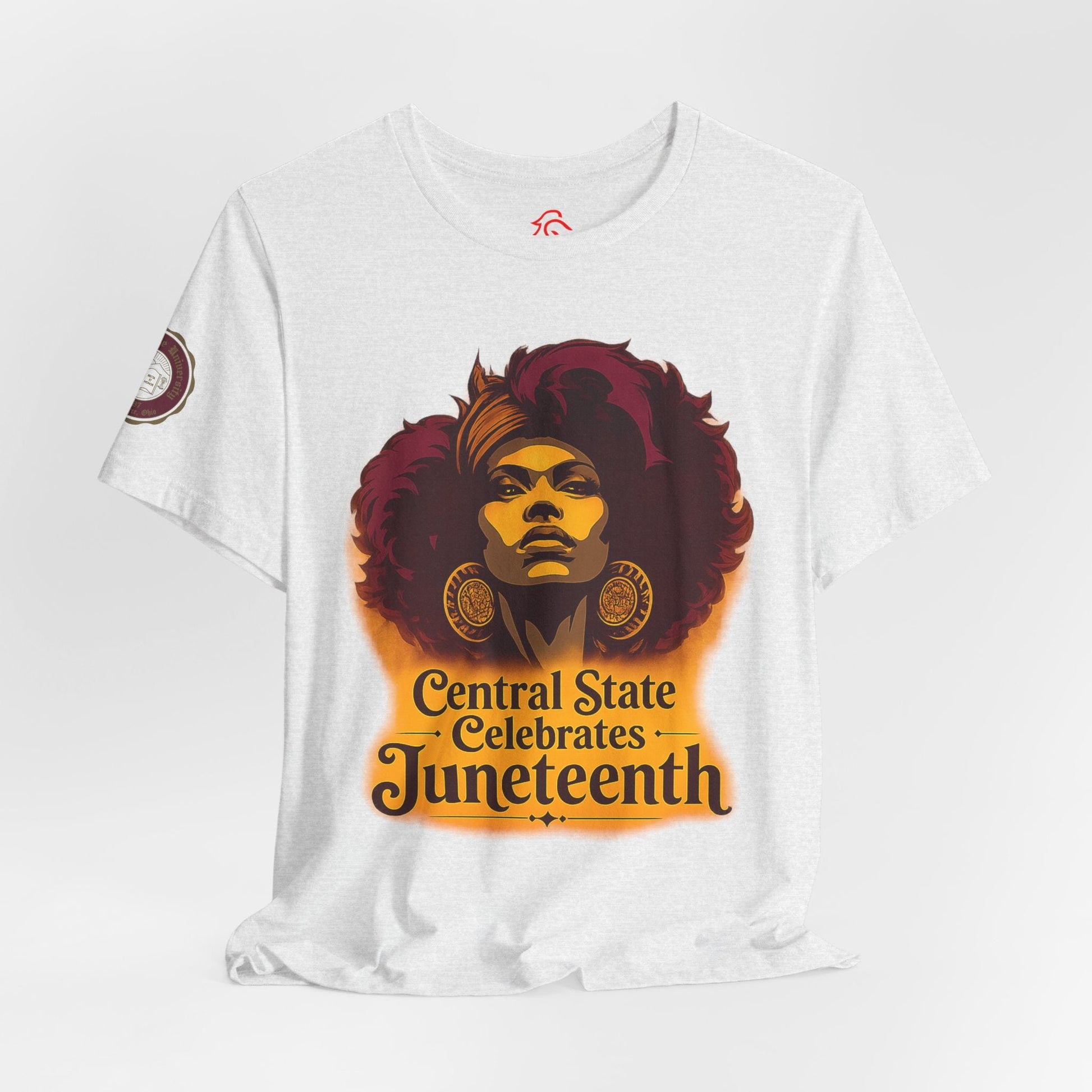 Juneteenth Celebration T-Shirt — "Central State Celebrates Juneteenth" Retro Afro Pride Tee - Lasercraft Design