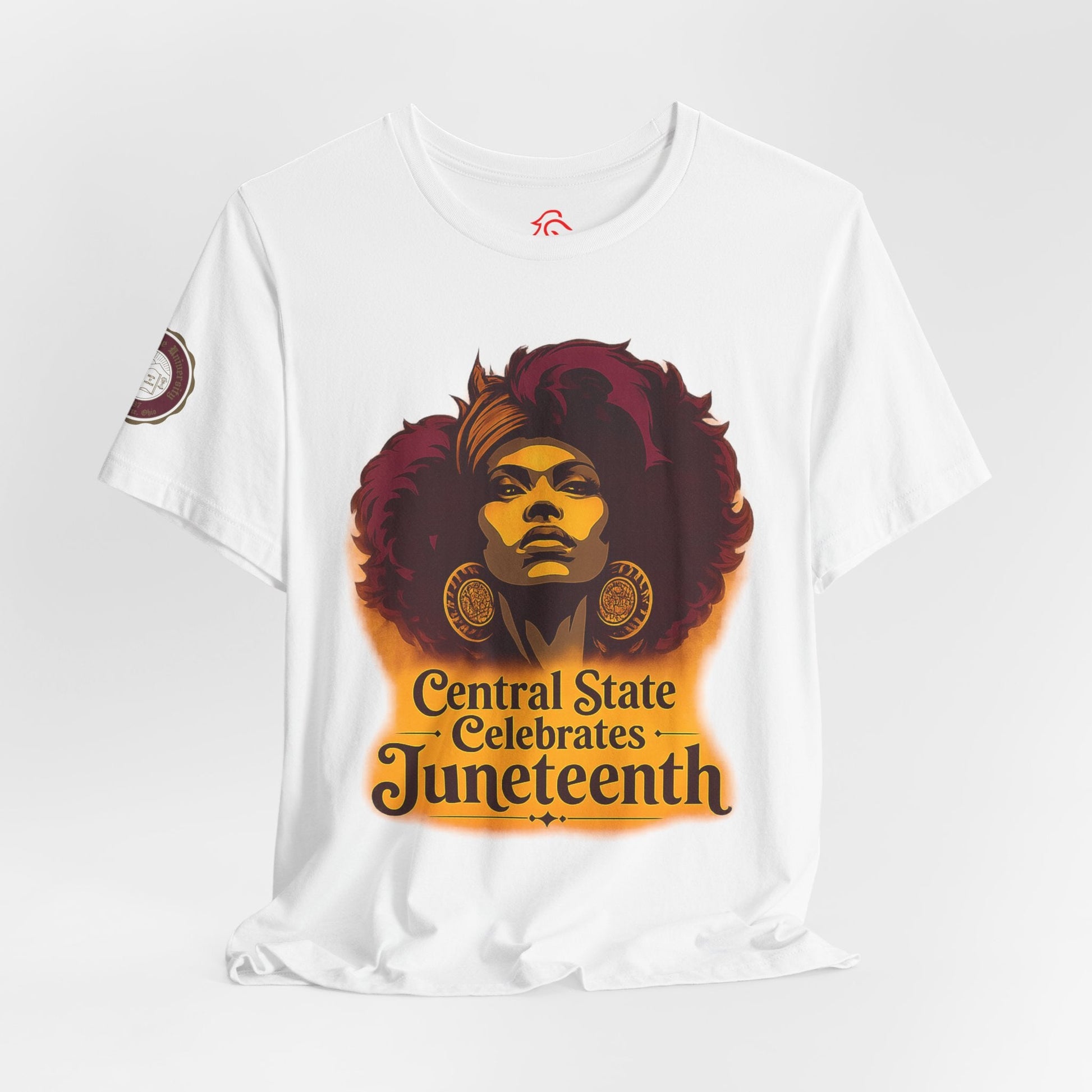 Juneteenth Celebration T-Shirt — "Central State Celebrates Juneteenth" Retro Afro Pride Tee - Lasercraft Design