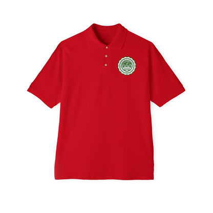 Men's Polo - Wilberforce Crest Logo Chest Embroidery, Classic Golf & Corporate Style - Lasercraft Design