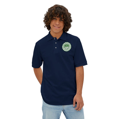Men's Polo - Wilberforce Crest Logo Chest Embroidery, Classic Golf & Corporate Style - Lasercraft Design