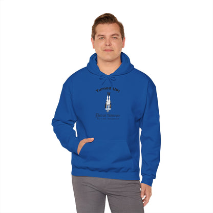 Turned UP! Detroit Takeover Hooded Sweatshirt for Comfort & Style - Lasercraft Design