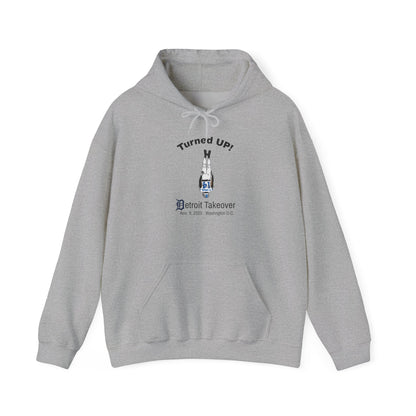 Turned UP! Detroit Takeover Hooded Sweatshirt for Comfort & Style - Lasercraft Design