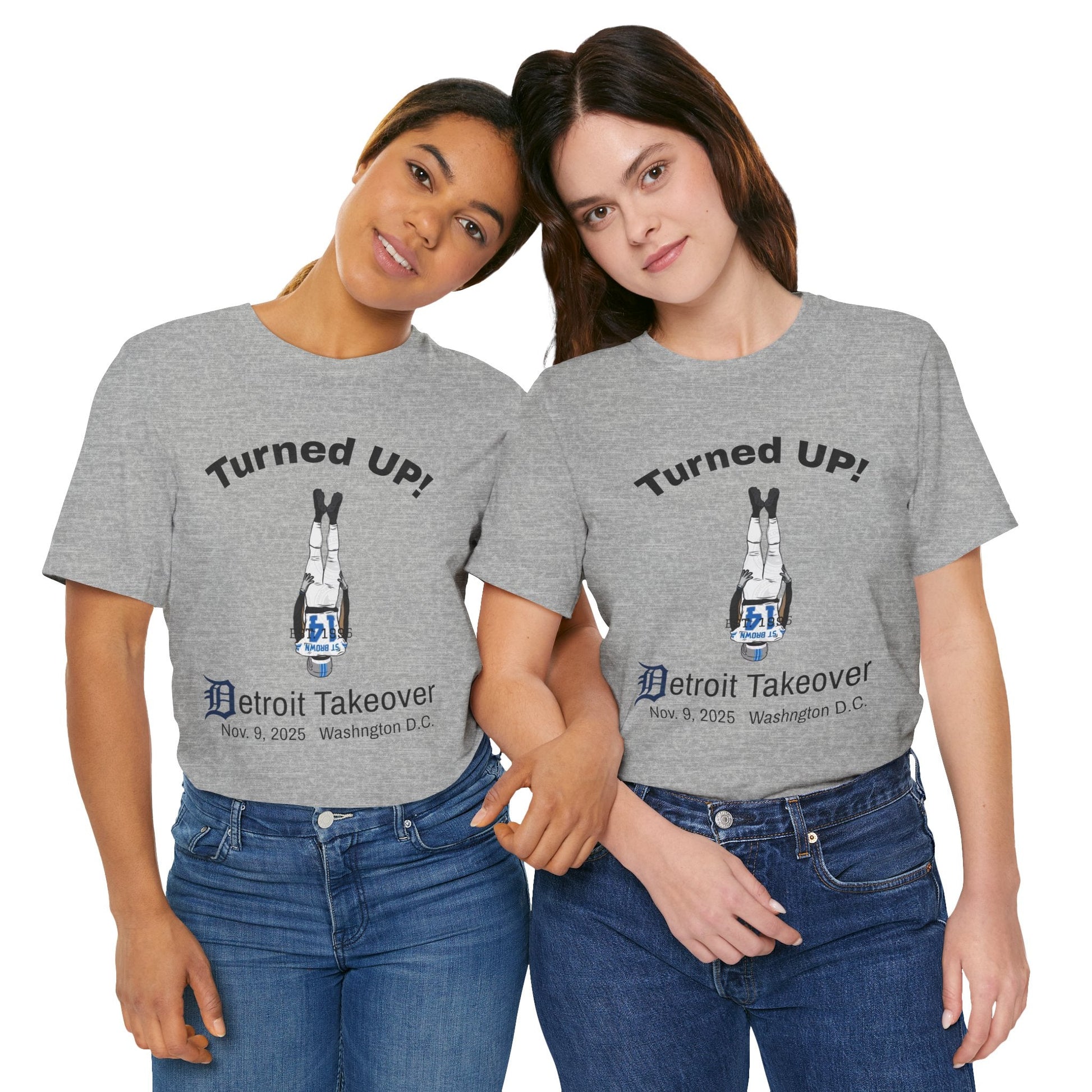 Turned UP! Detroit Takeover Unisex T-Shirt! - Lasercraft Design