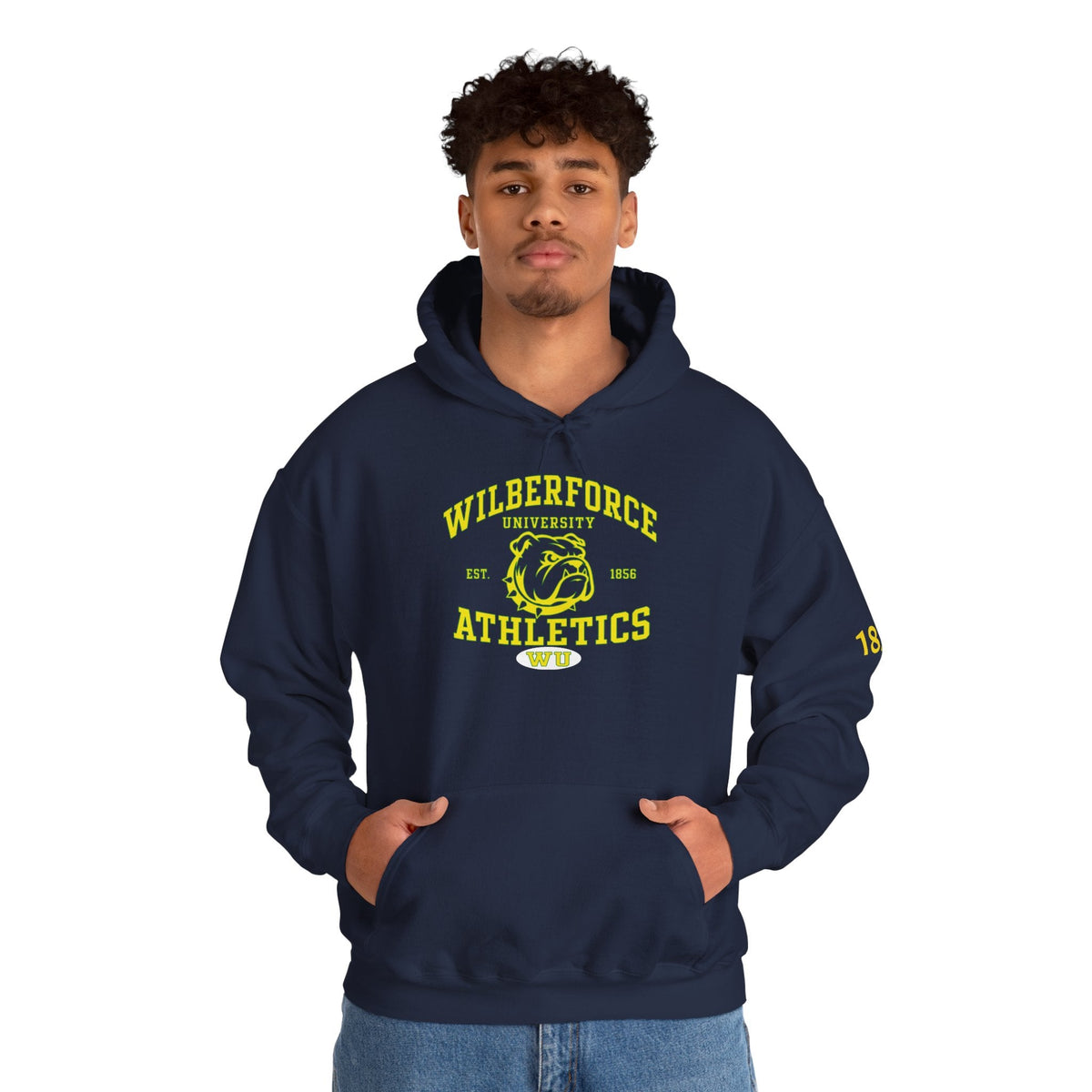 Wilberforce University Athletics Hoodie – Vintage Mascot College Sports Sweatshirt - Lasercraft Design