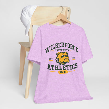 Wilberforce University Athletics T-Shirt — Bulldogs Logo College Tee - Lasercraft Design