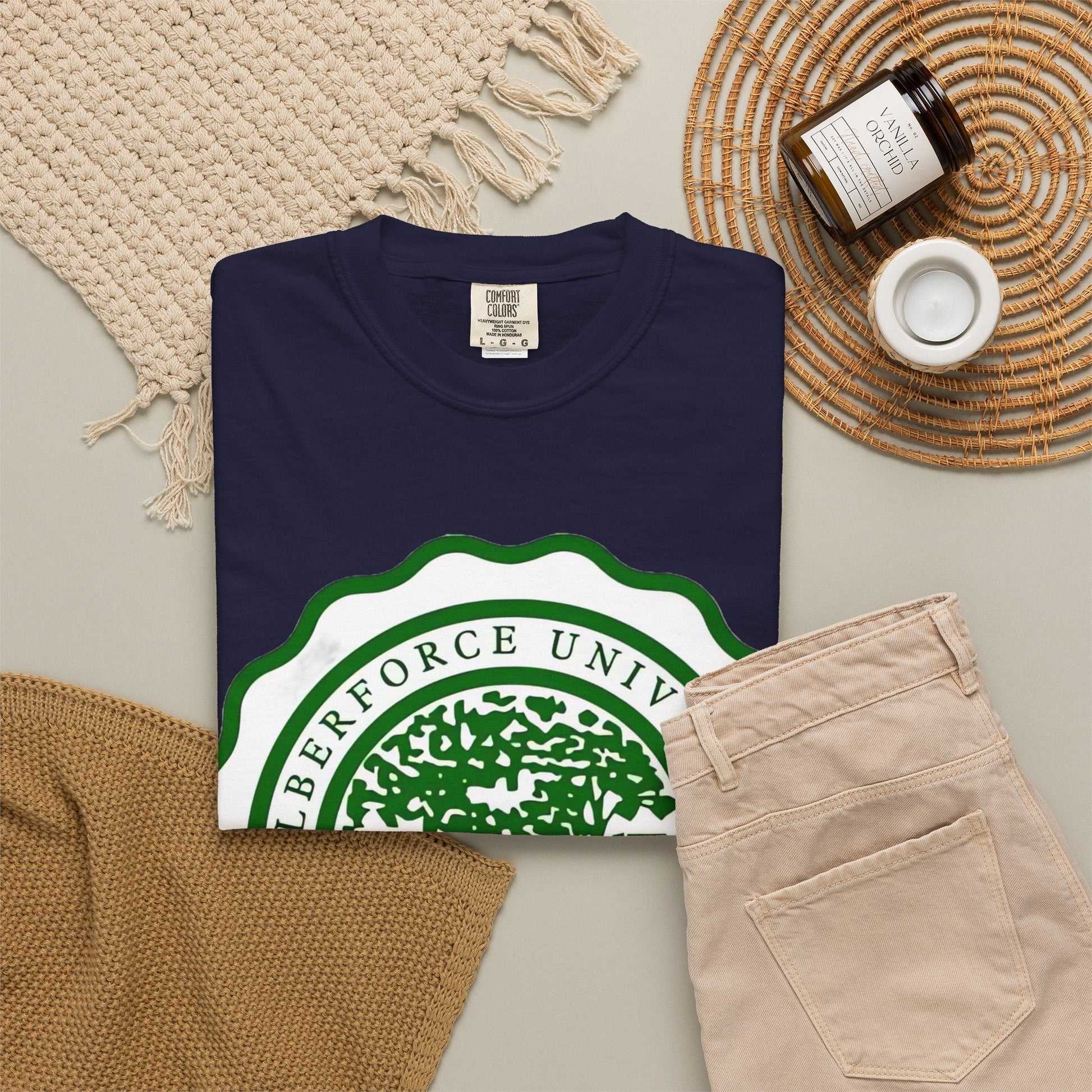 Wilberforce University Seal T‑Shirt — Classic Collegiate Crest Tee - Lasercraft Design
